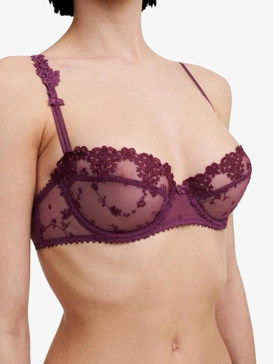 Image du produit Passionata Soutien-gorge balconnet "White Nights" bordeaux (75 D)