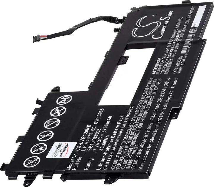 Immagine prodotto AccuCell Batteria Lenovo ThinkPad X1 Titanium Yoga Gen 1 20QA001QPB, tipo L19M4P73 (5700 mAh)