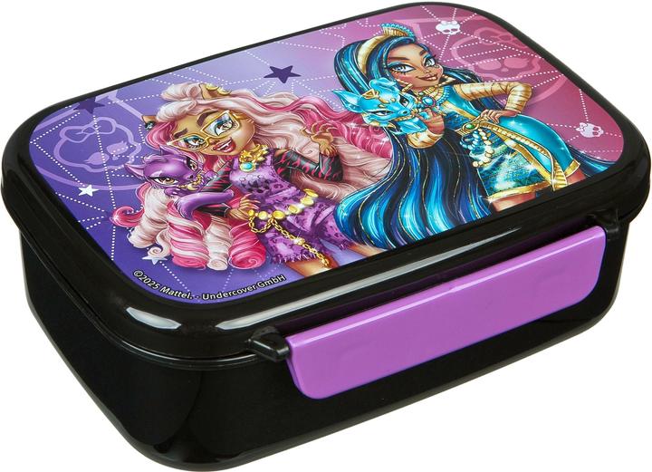 Actual product image Scooli Lunchbox Monster High Dunkelviolett/Schwarz, Materialtyp