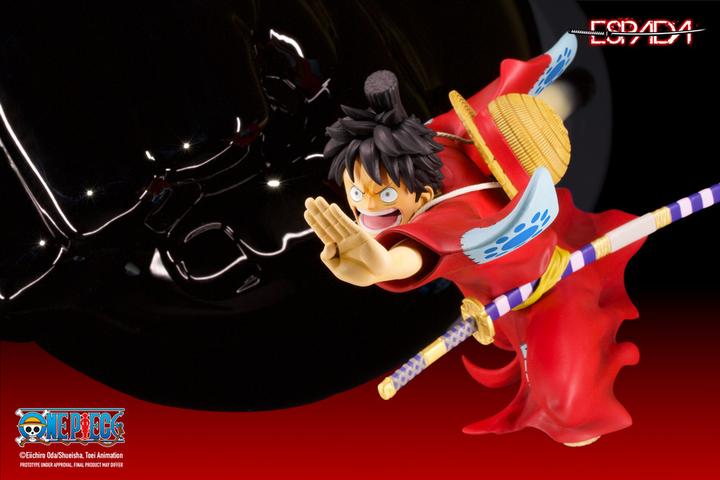 Actual product image Espada One Piece "Monkey D. Luffy" 1/8 PVC Wall Statue