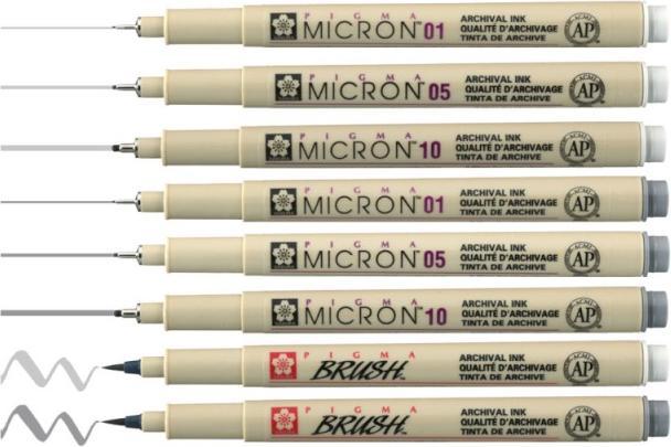 Immagine prodotto Sakura Pigma Micron (Grigio, Grigio chiaro, 8 x)