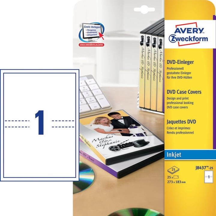 Produktbild Avery DVD-Einleger