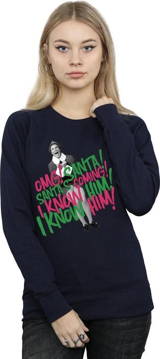Immagine prodotto Elf Santa's Coming Felpa Donna (L)