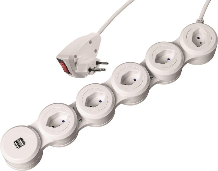 Immagine prodotto Steffen Snake (5 x, USB-A, Tipo 13, 2 m)