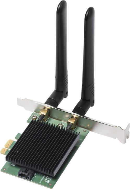 Actual product image edimax WLAN-AX PCIe Adapter EW-7833AXP, WiFi-6 & BT5 (PCI-E x1)