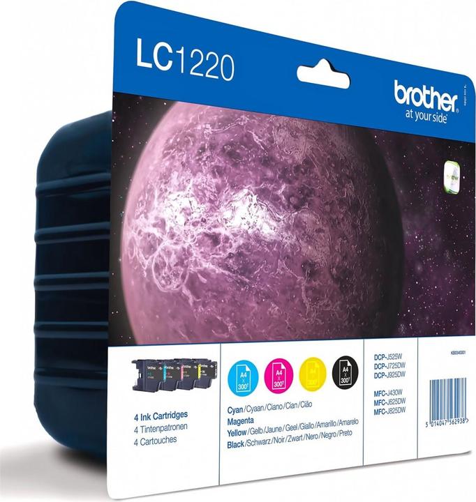 Produktbild Brother LC-1220VALBP Value Pack (M, BK, Y, C)