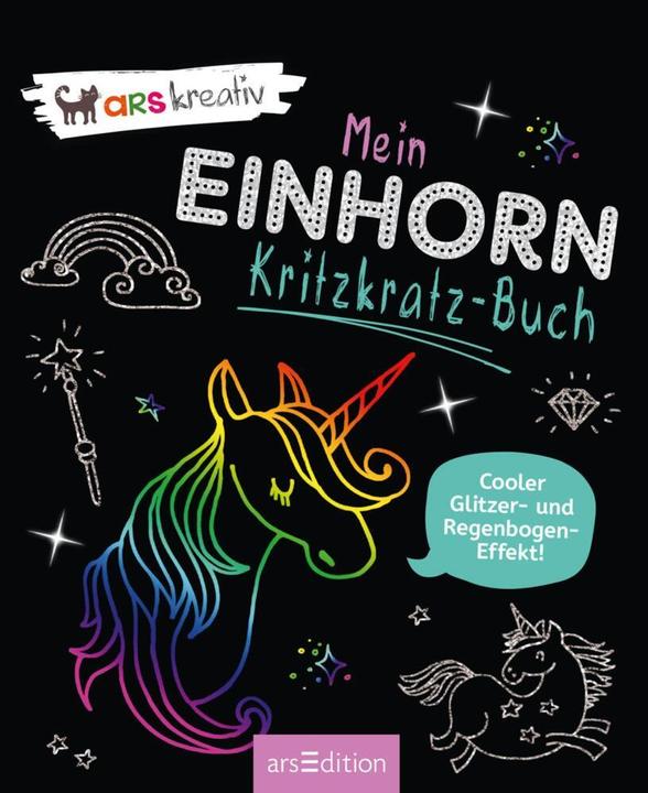 Immagine prodotto Mein Einhorn-Kritzkratz-Buch (Tedesco, 2017)