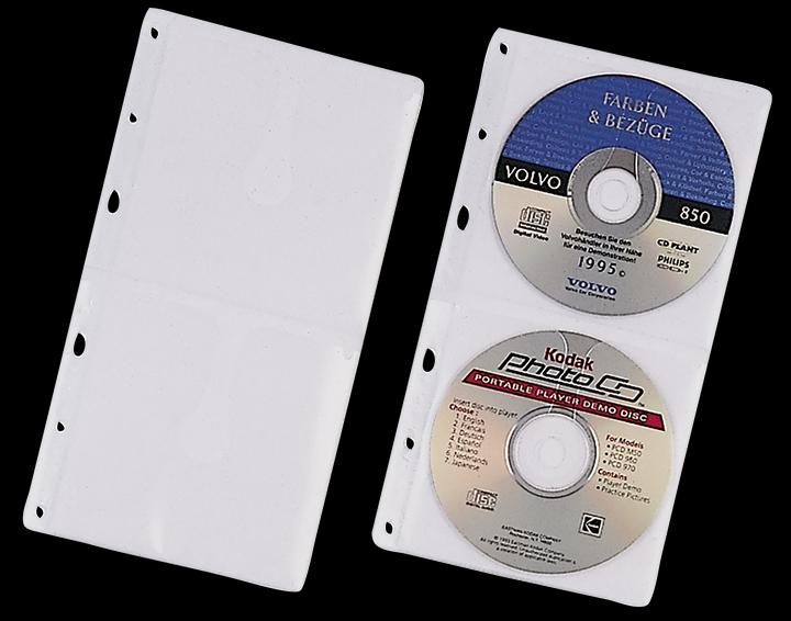 Image du produit Durable Pochettes CD/DVD pour classeurs à anneaux Set (Lecteur de CD, Platine)