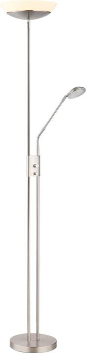 Produktbild Globo Deckenfluter Metall Nickel Matt, 1xled