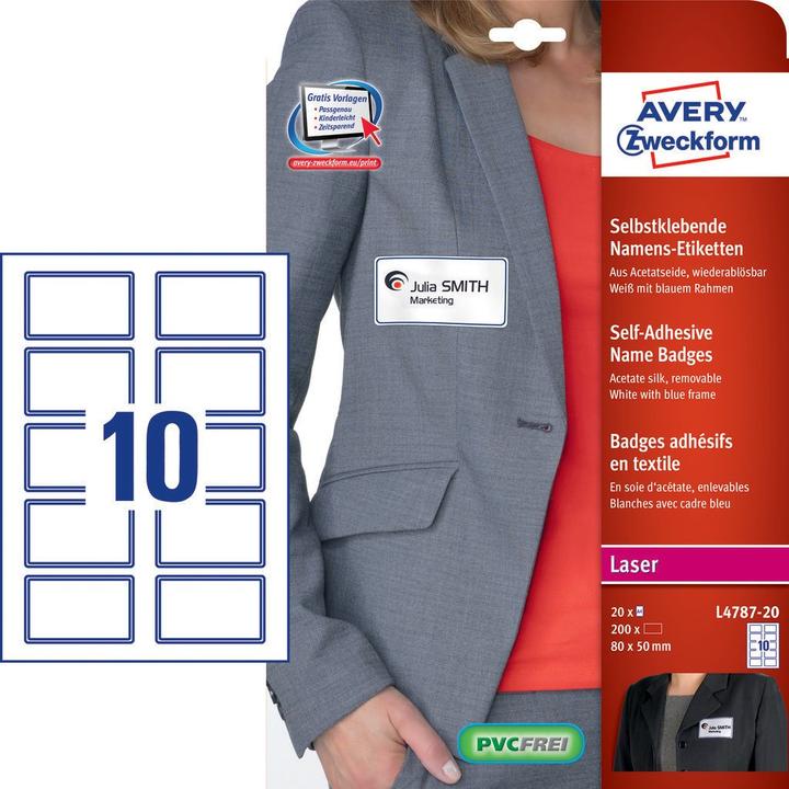 Produktbild Avery Namensetiketten