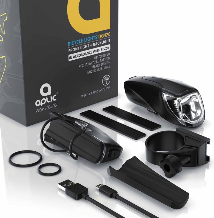 Actual product image Aplic Bicycle lamp set (400 lm)