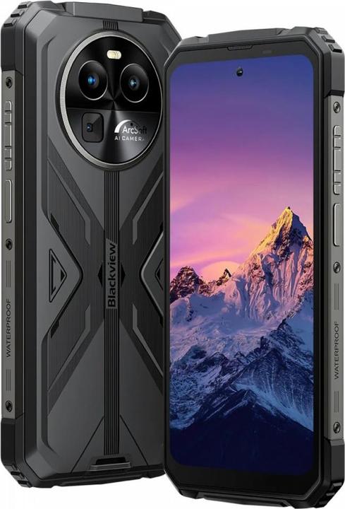 Immagine prodotto Blackview BV8100 (Dual Sim - Display da 6,5" - 256 GB, 8 GB RAM - NFC) Nero (256 GB, Nero, 6.50", Doppia SIM)