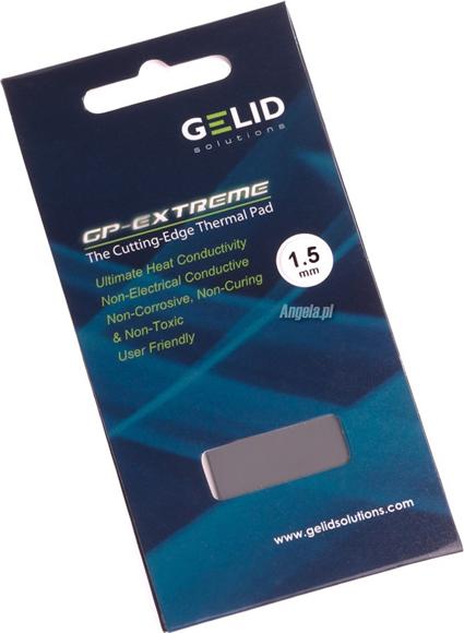 Actual product image Gelid TP-GP01-C Heat conducting pad 1.5 mm 12 W/mK L x W 80 40 (1.50 mm, 5 W/m K)