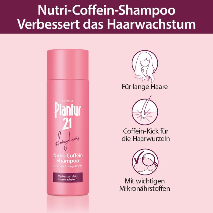Produktbild Plantur 21 #langehaare Nutri-Coffein (200 ml, Flüssiges Shampoo)