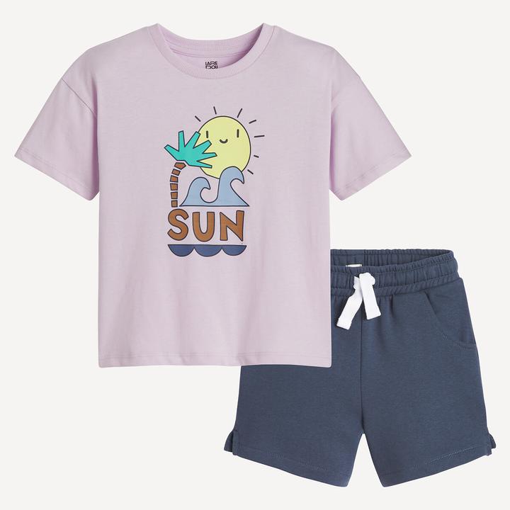 La Redoute Collections 2-teiliges Set aus T-Shirt und Shorts