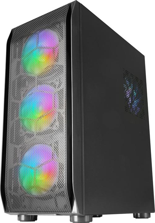 Actual product image Mars Gaming Boitier Moyen Tour E-Atx Mc-Kx RGB Avec Panneau Vitré (Noir) (ATX, mATX, Mini-ITX)