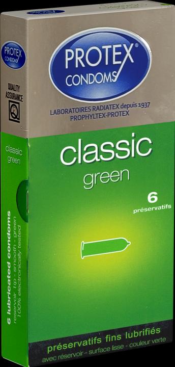 Produktbild Protex Classic Green» 6 grüne Kondome aus Frankreich (6 Stk.)