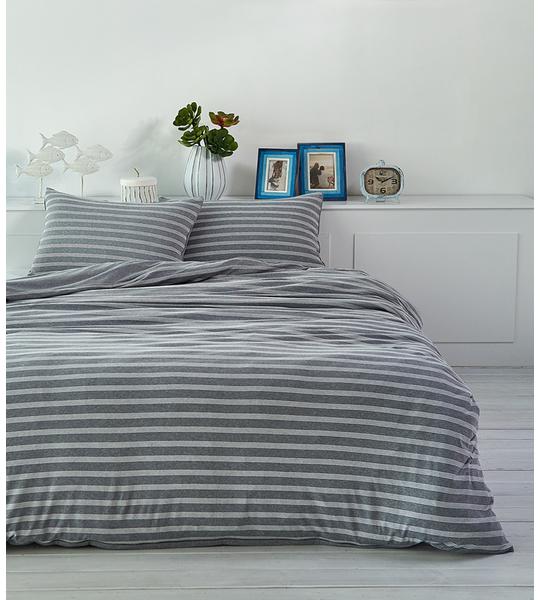 Produktbild Living Home Melange Jersey Double Face (Bettwäsche Set, 140 x 220 cm, 70 x 90 cm)