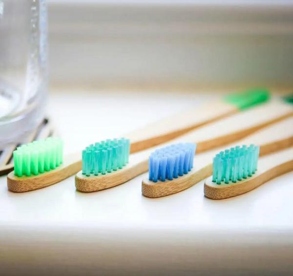 Image du produit Wild and Stone Set de brosses à dents en bambou pour enfants (Souple)