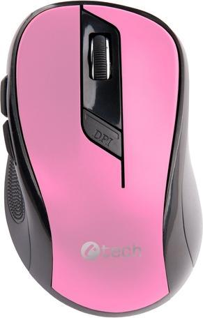 Actual product image C-Tech My??? WLM-02P,??erno-r????ov??, bezdr??tov??, 1600DPI, 6 tla????tek, USB nano receiver (Wireless)