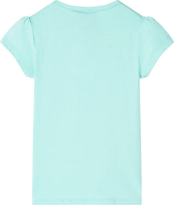 Actual product image VidaXL Children's T-shirt Light mint green 104,Material: 95 (104)