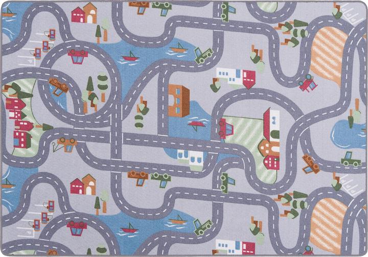 Actual product image Pergamon Strassenteppich Beidseitig Strassenlandschaften (133 x 133 cm)