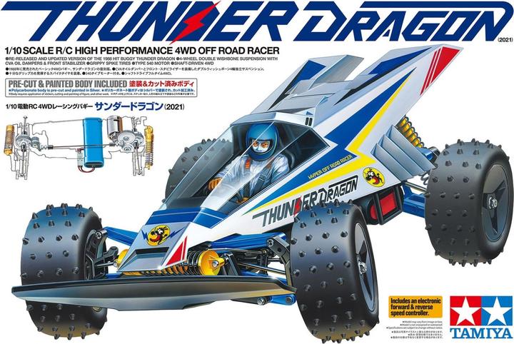 Immagine prodotto Tamiya Buggy Thunder Dragon 4WD, Kit, 1:10 (Kit)