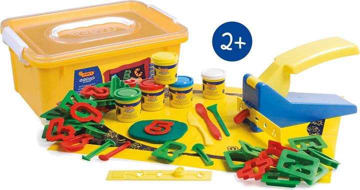 Produktbild Jovi Knetmasse Soft Dough Blandiver Meine ersten Buchstaben und Zahlen