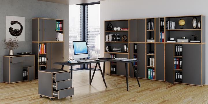 Produktbild VCM Büroschrank Schiebetüren Salia 5fach 100