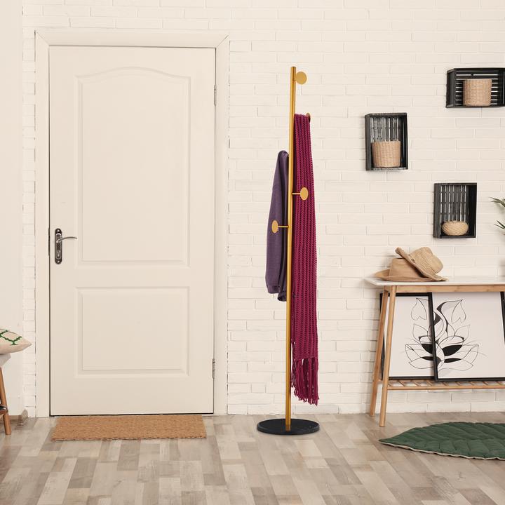 Actual product image Relaxdays Mixed Material Coat Stand