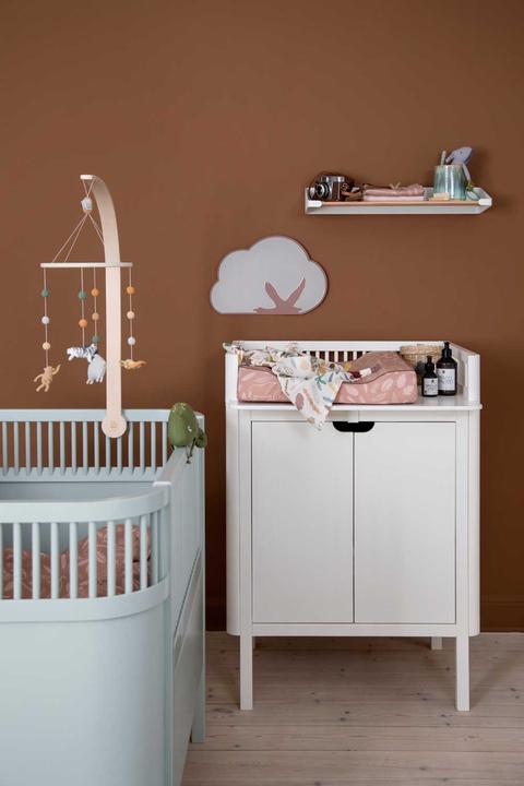 Actual product image Sebra Baby & Junior Bed Mist Green (70 x 110 cm)