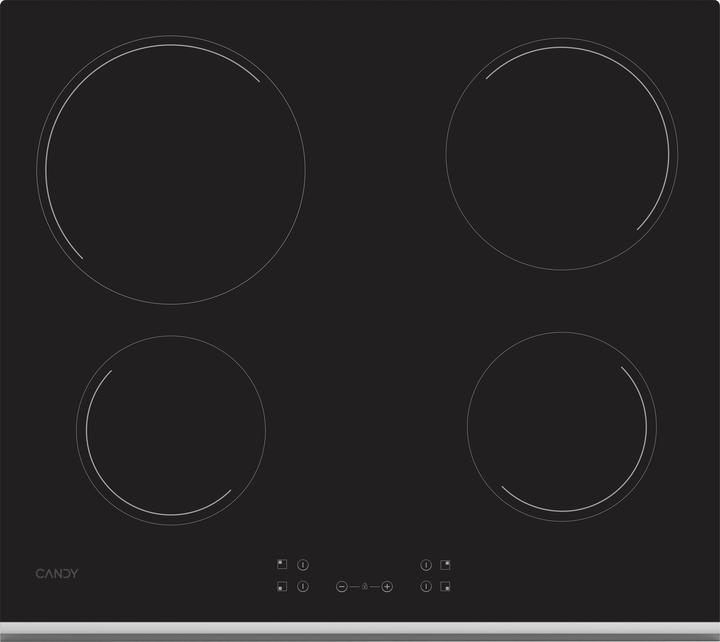Actual product image Candy CH64XB Black Built-in Ceramic 4 Cooker(s)