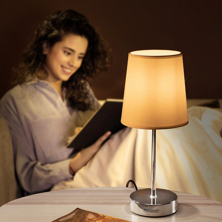 Actual product image Monzana Nachttischlampe (E14)