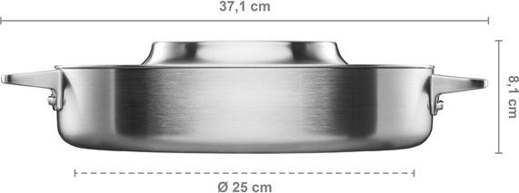 Produktbild Fiskars Pfanne Norden Stahlfach 28 cm (28 cm, Bräter + Schmortopf)