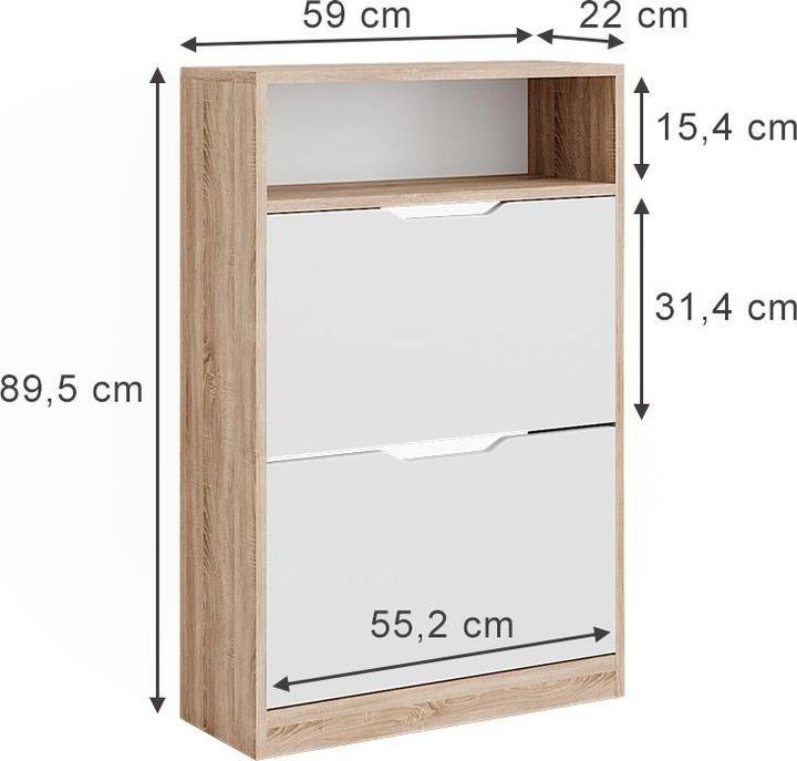 Actual product image Vicco Luca (59 x 89.5 x 22 cm)