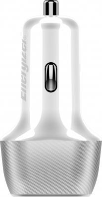 Produktbild Energizer Car Charger - Power Delivery & QC3 - 38W - 1 USB-C & 1 USB-A, silber