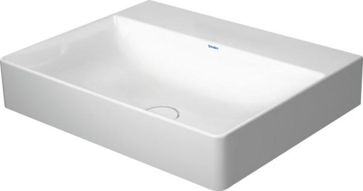 Duravit Waschtisch DURASQUARE o ÜL m HLB 600x470mm ohne Hahnloch weiss (470 mm, 600 mm)