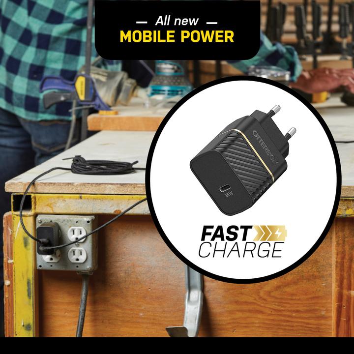 Immagine prodotto OtterBox EU GaN Caricabatterie a parete Fast Charge (30 W)