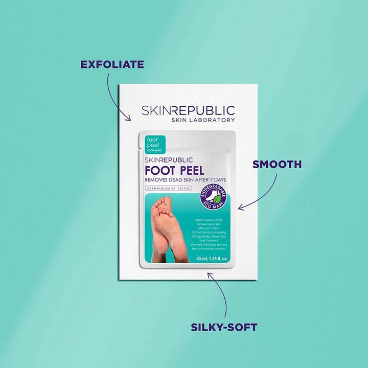 Produktbild Skin Republic Foot Peel (Fusscrème & Fussgel, 40 ml)