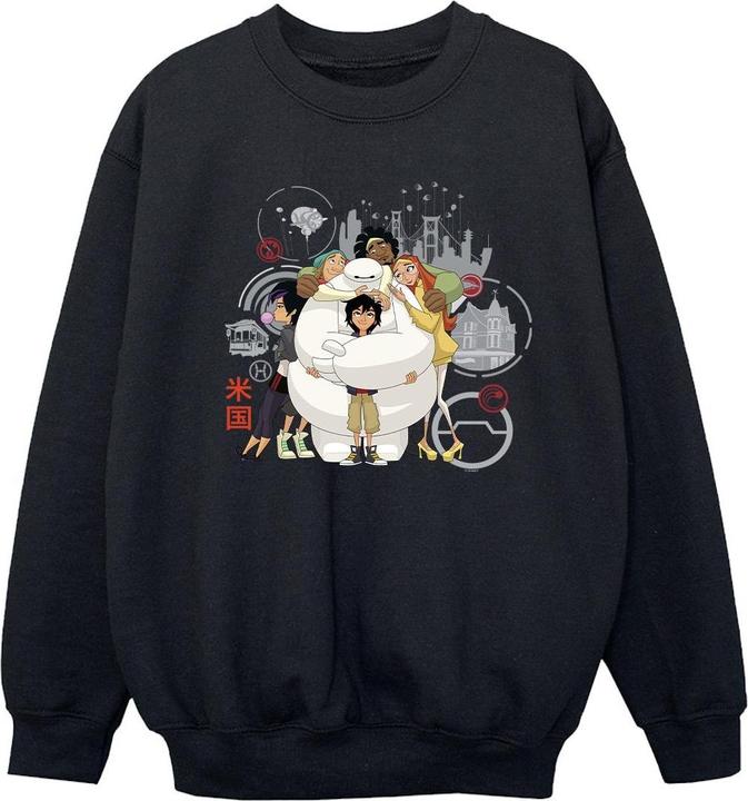 Immagine prodotto Disney Big Hero 6 Baymax Group Hug Felpa Ragazze (128)