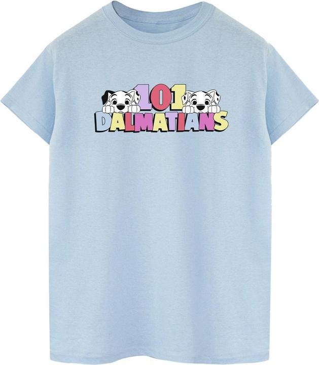 Actual product image Disney Womens/Ladies 101 Dalmatians Multi Colour Cotton Boyfriend T-Shirt (S)