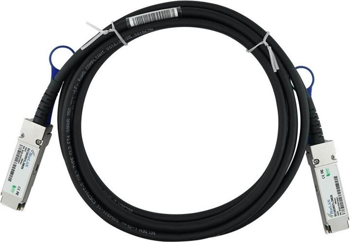 Actual product image BlueLAN Mellanox MCP1600-E003 compatible DAC QSFP28 SC282801L3M26
