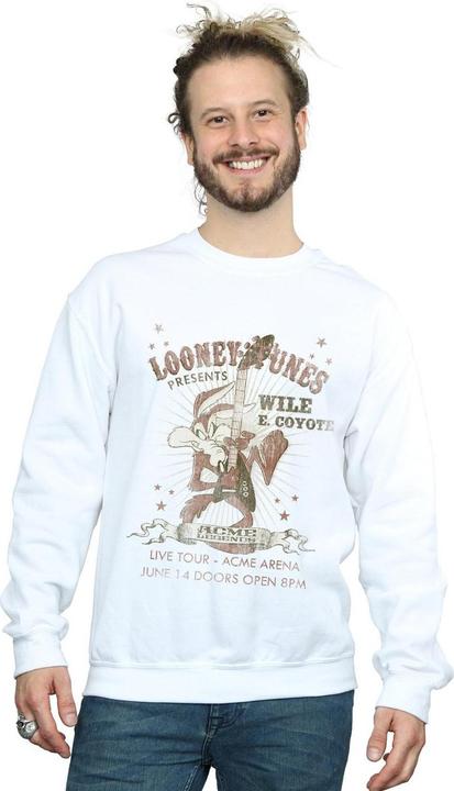 Immagine prodotto Looney Tunes Wile E Coyote Guitar Felpa Uomo (S)