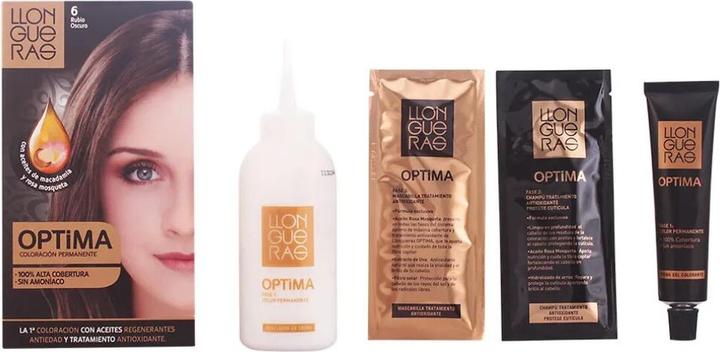 Actual product image Llongueras OPTIMA hair colour #6-deep blond (6)