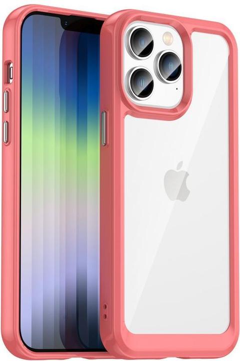 Image du produit Hurtel Outer Space Case iPhone 14 Pro Max coque rigide avec un cadre en gel rouge (Apple iPhone 14 Pro Max)