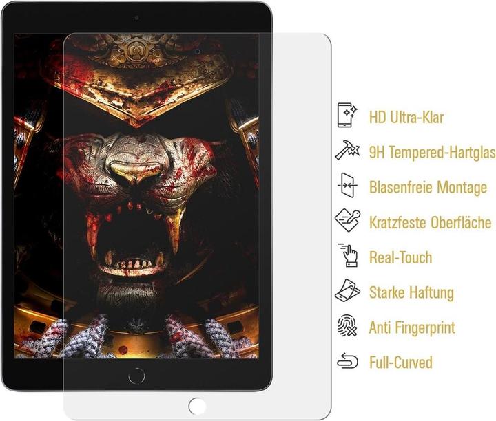 Actual product image Protectorking 4x real tempered 9H armoured glass 3D CLEAR (4 Piece, IPad Pro 9.7)