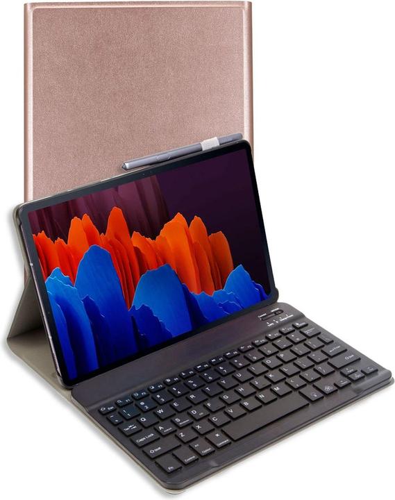 Actual product image Lobwerk 3in1 Bluetooth Keyboard (Black) + Mouse + Cover for Samsung Galaxy Tab S7/S8 T870/X700 11 inch Case (X)