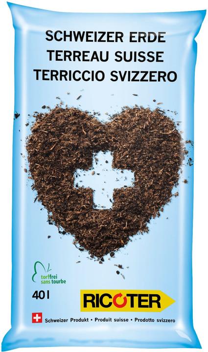 Produktbild Ricoter Schweizer Erde (40 l, Erde ohne Torf)