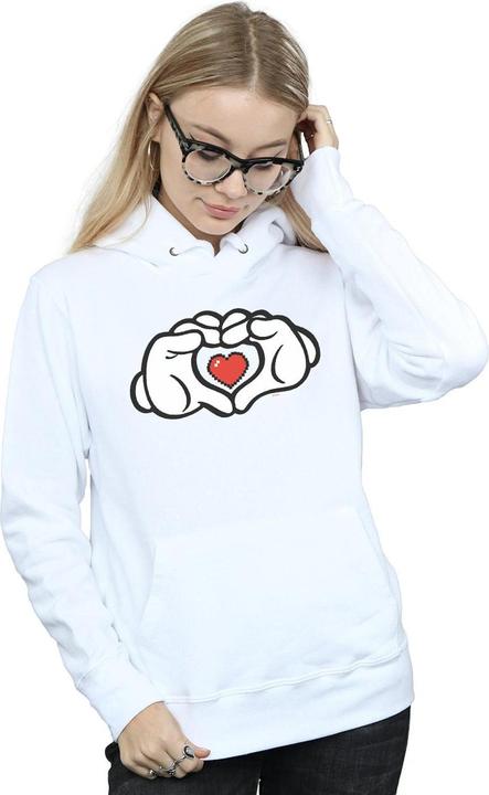 Disney Mickey Mouse Heart Hands Kapuzenpullover (XL)