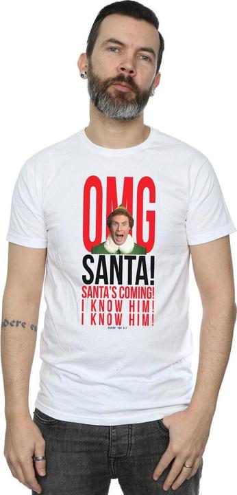 Image du produit Elf - T-shirt OMG SANTA KNOW HIM - Homme (3XL)